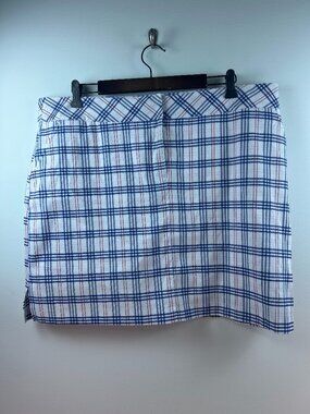 IZOD Golf Women's Plaid Skort Size 18